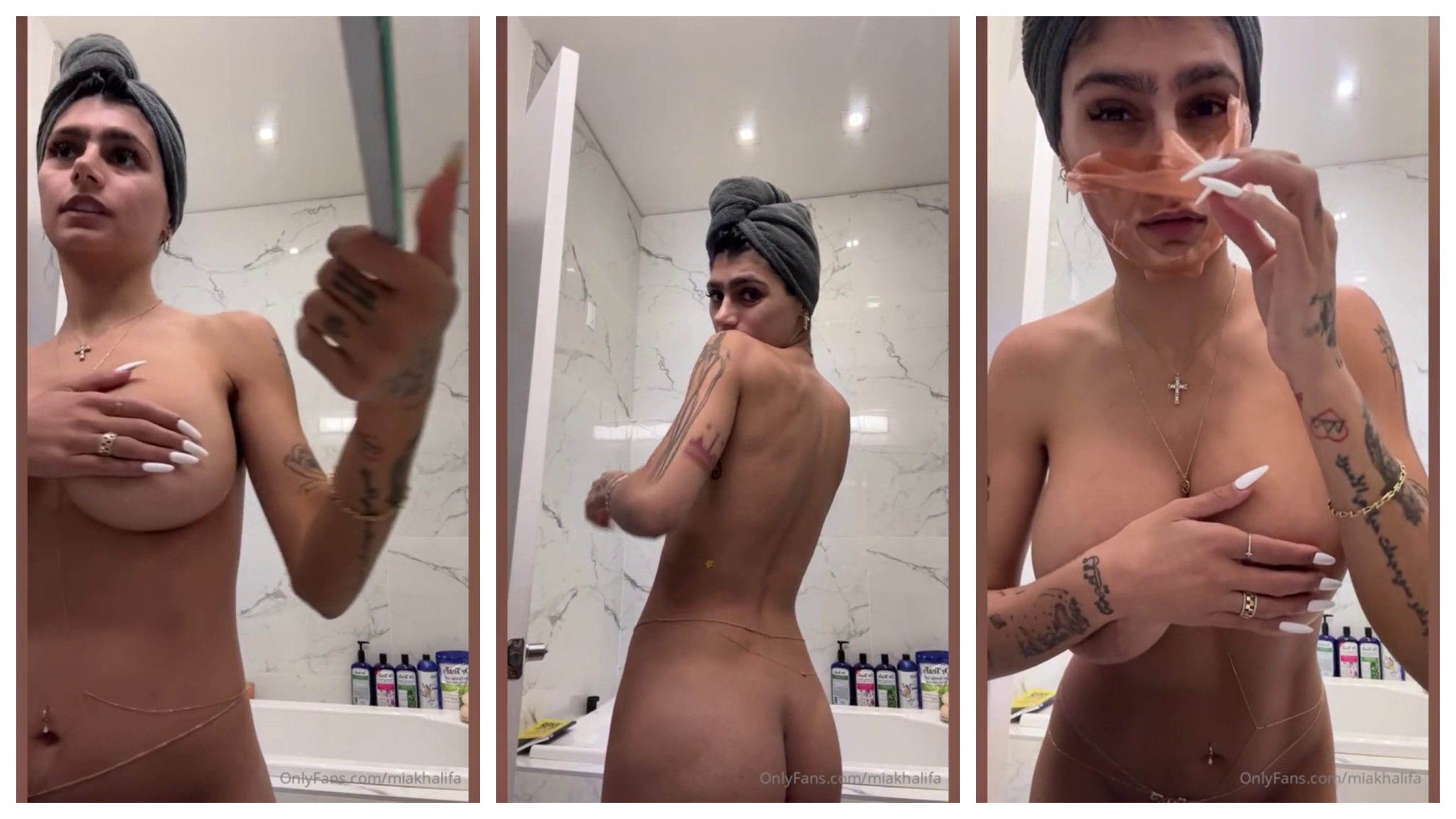 Mia Khalifa Naked Nipple Teasing PPV Video Leaked GhanaHookup