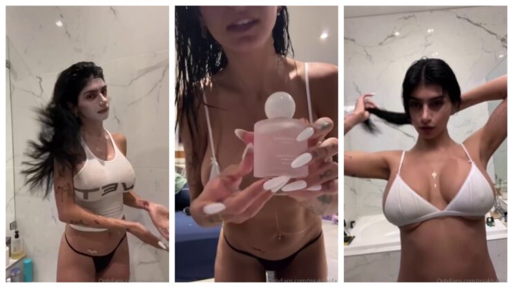 Mia Khalifa Naked Nipple Teasing Ppv Video Leaked Fansteek