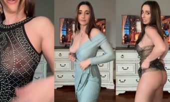 Christina Khalil New Year s Eve Outfits Try On Video Leaked